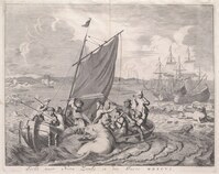 KG 2013 006
<br/>
Tocht naar Nova Zembla in het jaar 1596
<br/>
<em>Luyken, Jan (1649-1712)</em>